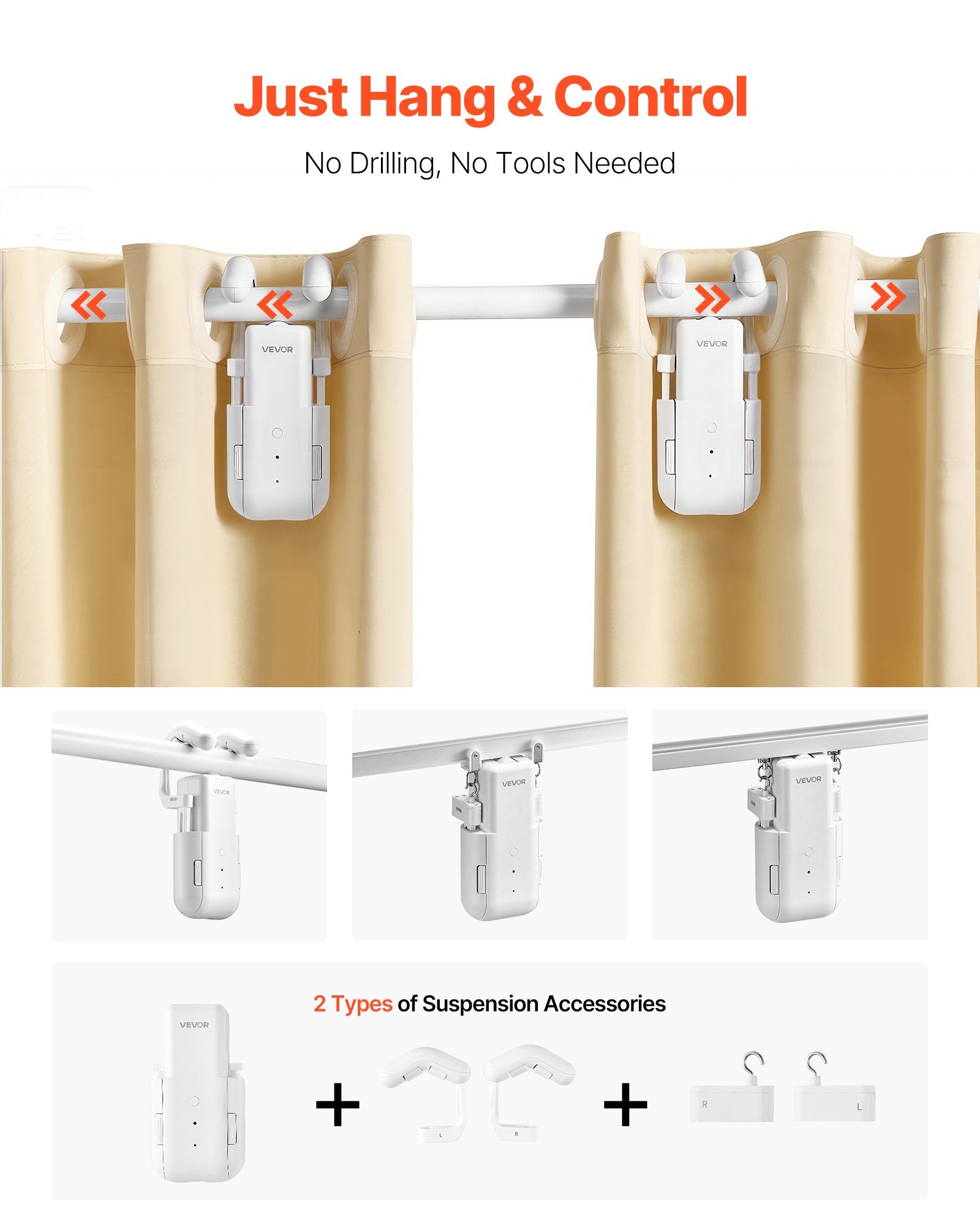 automatic curtain opener with app control